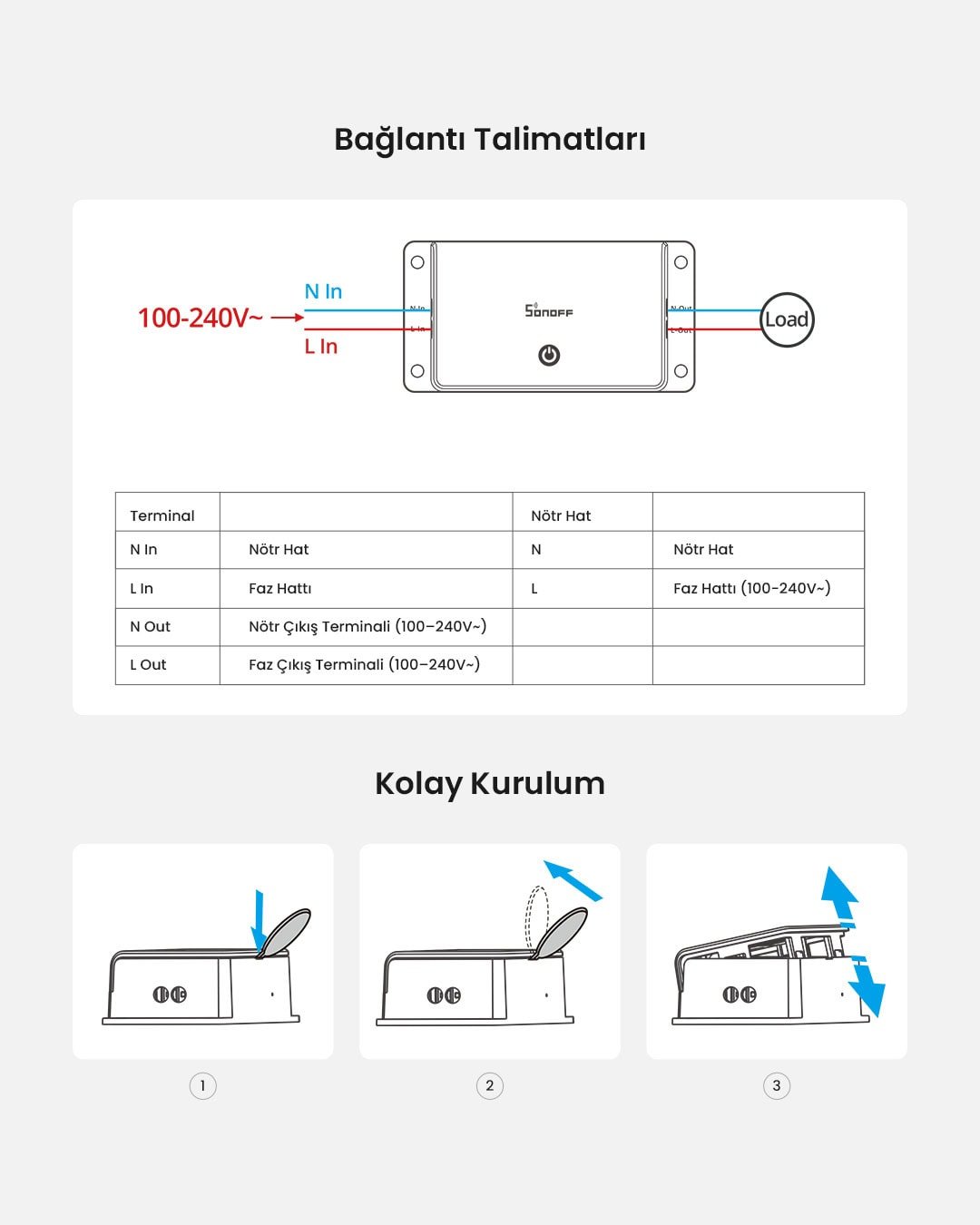 SONOFF Basic Gen 5 Akıllı Röle
