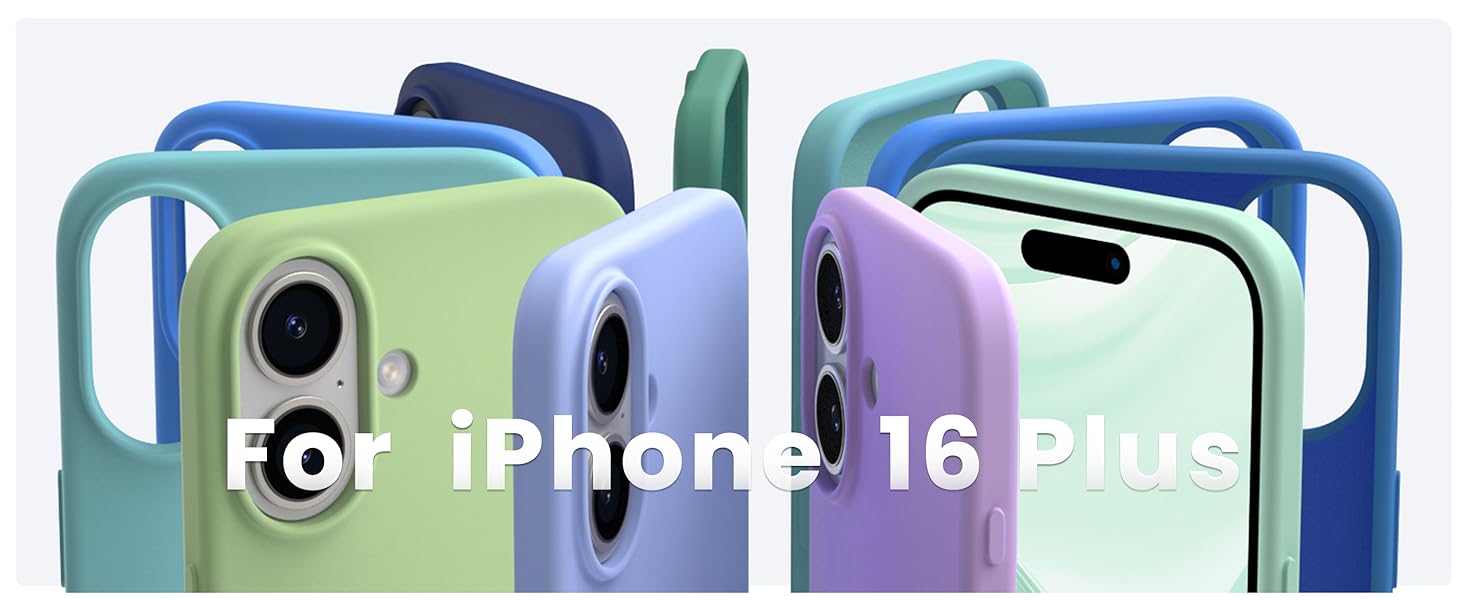 iPhone 16 Plus Yumuşak Dokulu Silikon Kılıf