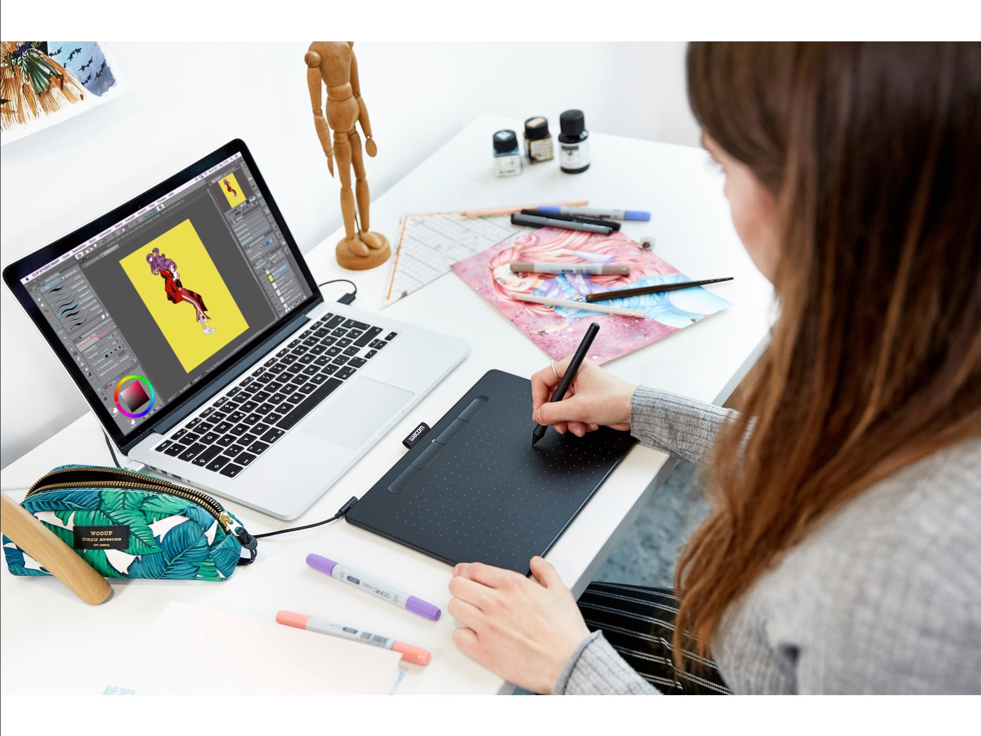 Intuos Orta Boy Siyah Kalem3