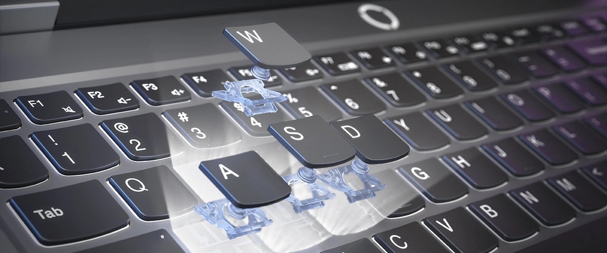 Değiştirilebilir tuş başlıkları ile Lenovo LOQ 15IAX9I