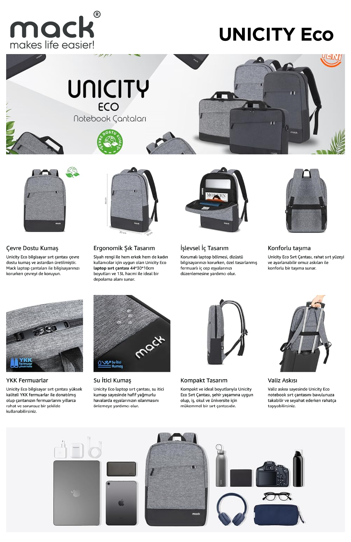 MACK Notebook Çantası