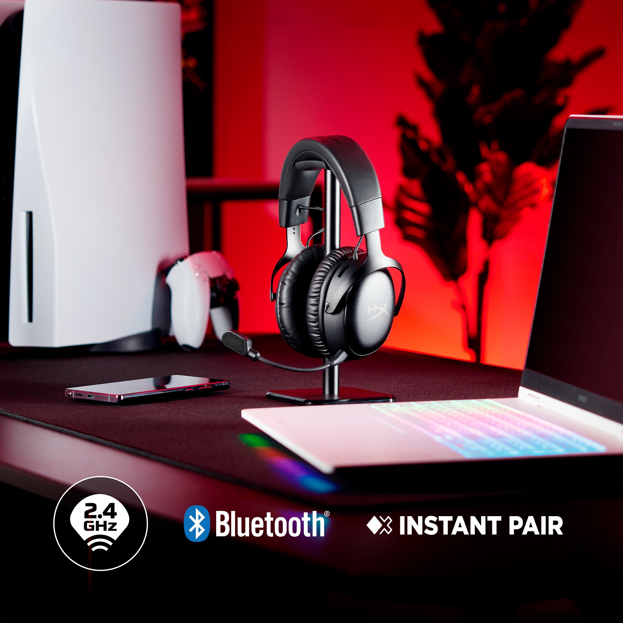 HyperX Cloud III S Wireless kulaklık, bağlantı seçenekleri