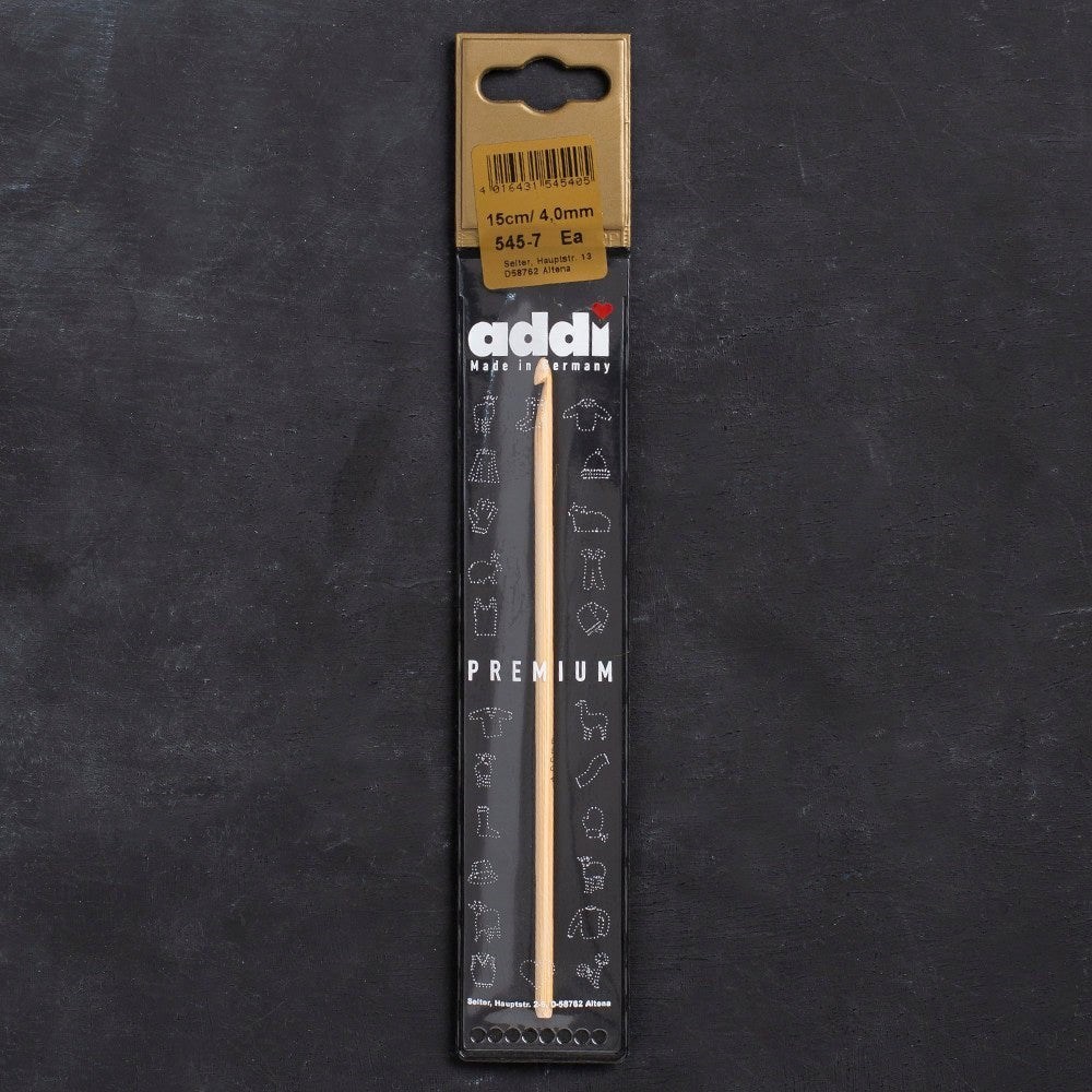 ANKAVERSE® Addi Bambus 4mm 15cm Bambu Yün Tığ