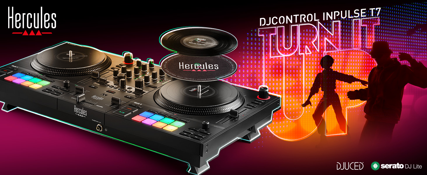 hercules djcontrol ınpulse t7