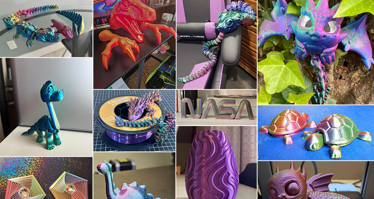 Kingroon Dual-Color PLA Filament Görsel 4