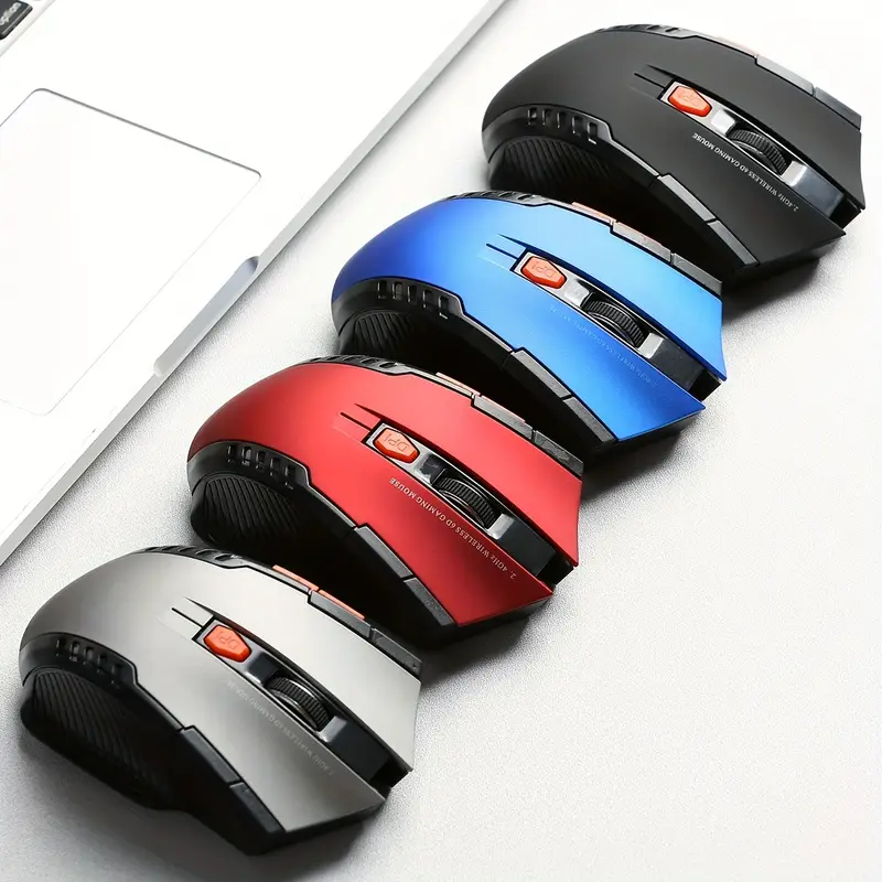 Kablosuz Faresi, USB Alıcı ile Yükseltilmiş 2.4GHz, PC, , Dizüstü Bilgisayarlar, Chromebook ile Uyumlu, Dayanıklı Plastik, Pil Dahil Değil ayrıntılar 0
