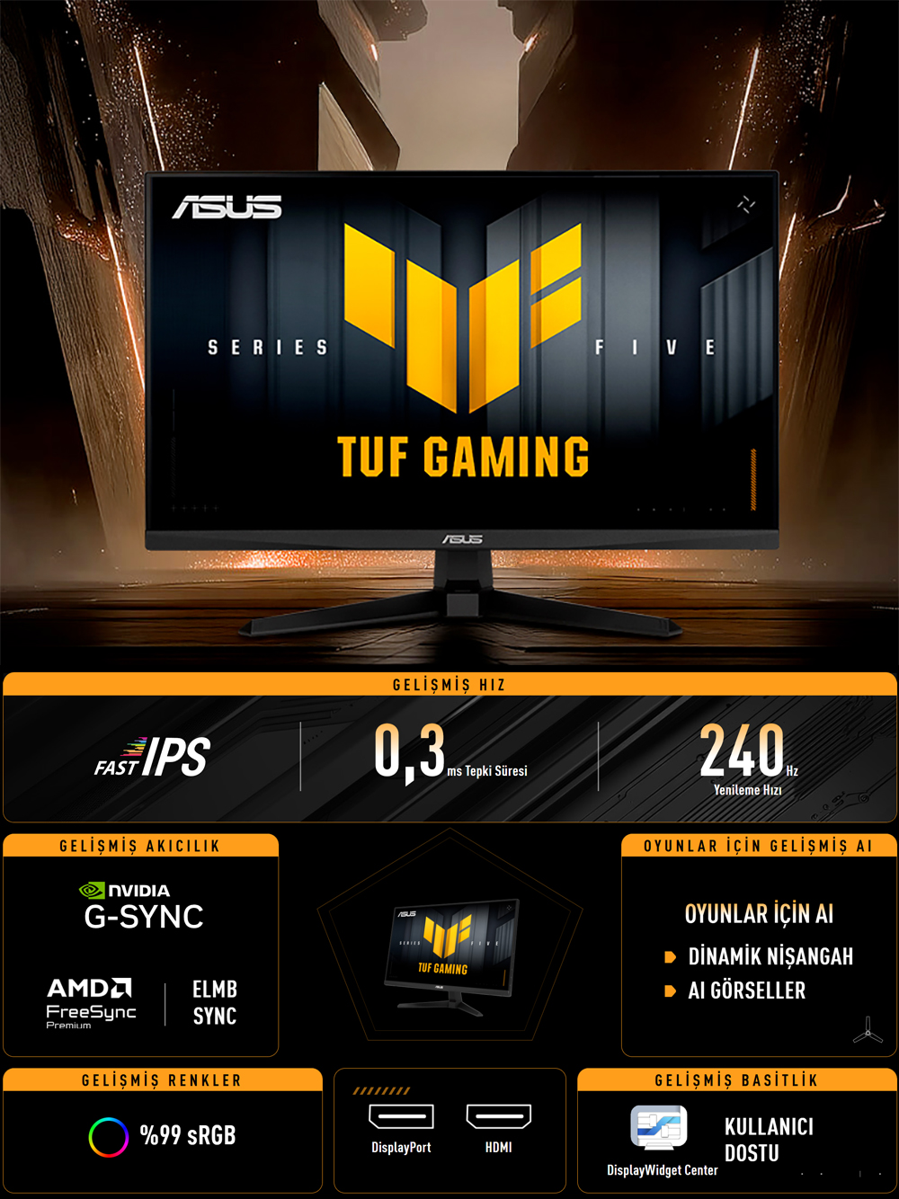 TUF Gaming VG279QM5A TUF Gaming VG279QM5A