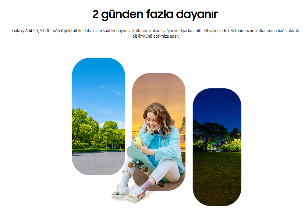 Yenilenmiş Samsung Galaxy A34 Batarya