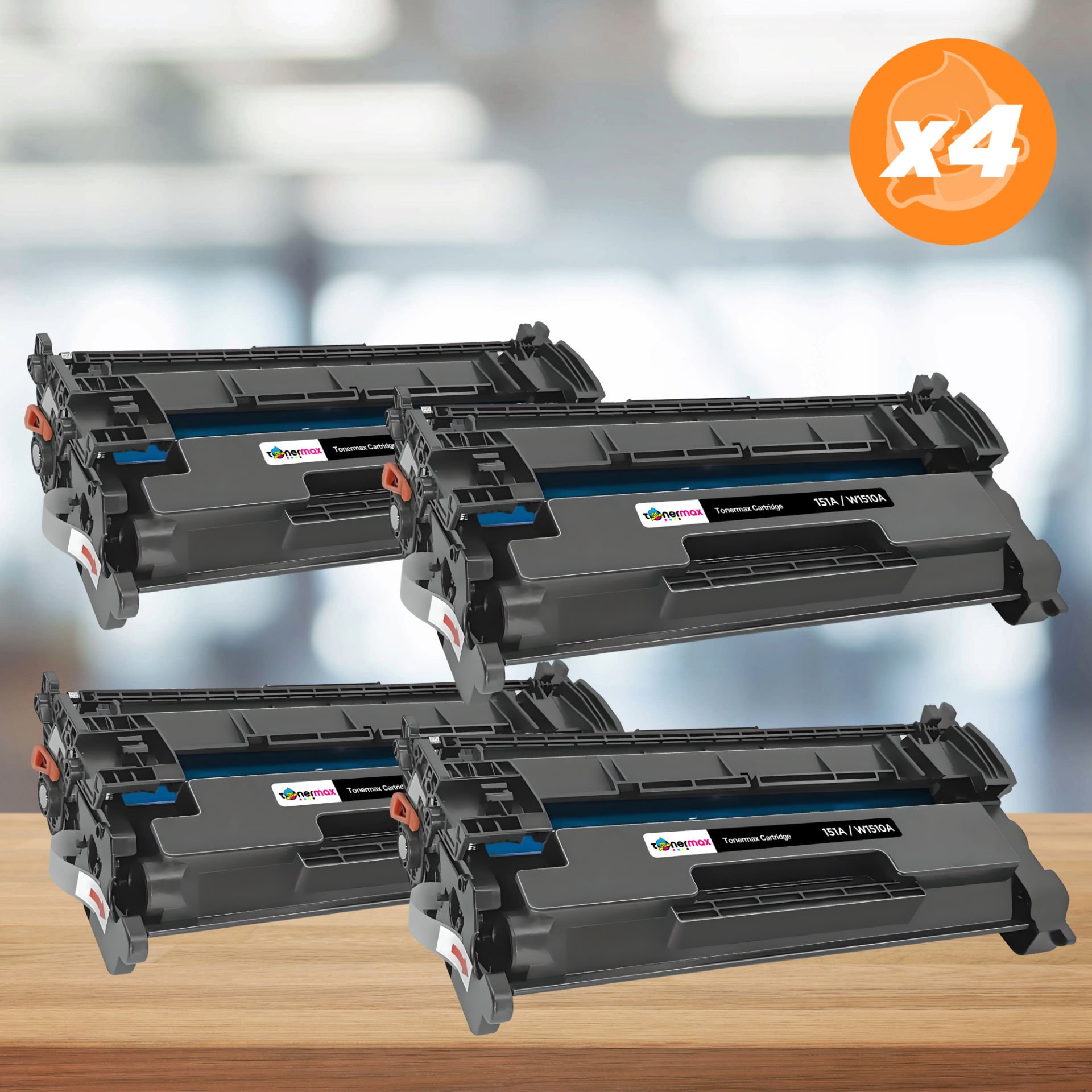 Hp 151A W1510A Muadil Toner Çipli 4'lÜ Avantaj Paket / 4003dn / 4003dw / 4003n / MFP 4103 / 4103fdn