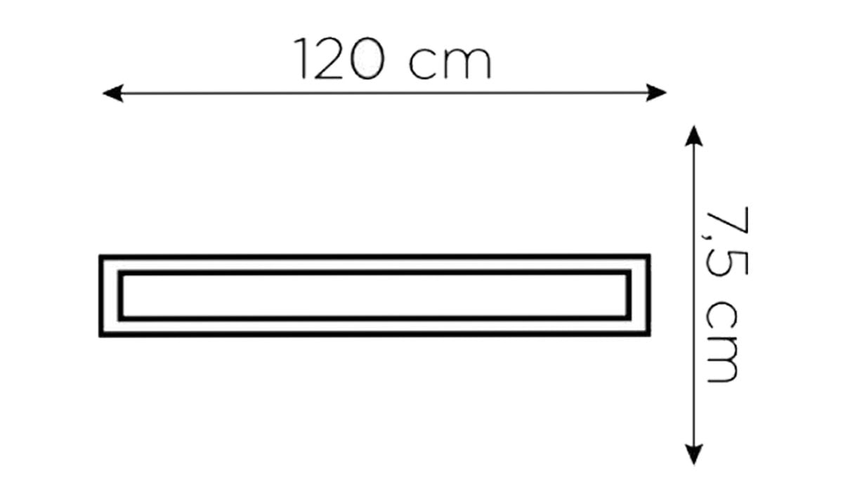  120 Cm 40 Watt 6500K 220 Volt Beyaz Tekli Led Bant Armatür