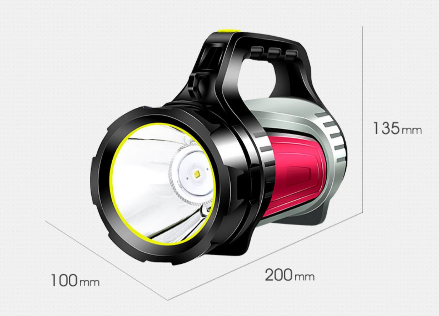 Powermaster Şarjlı Ledli Uzun Menzilli Kamp Tipi Işıldak Fener JS-881A