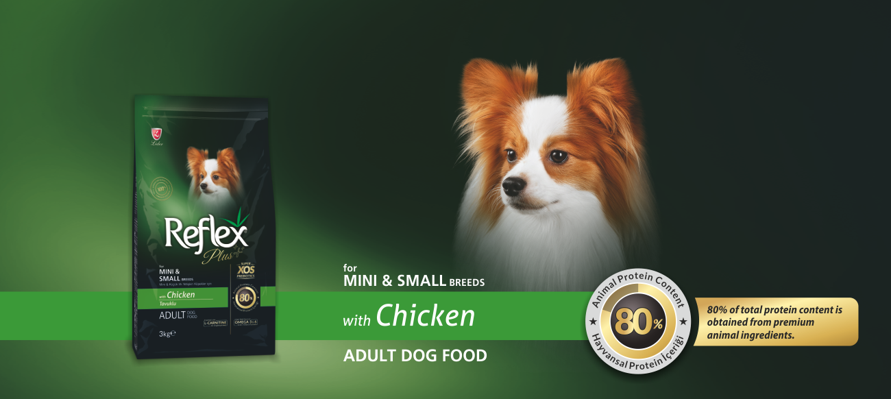 reflex plus tavuklu mini ve küçük ırk yetişkin köpek maması