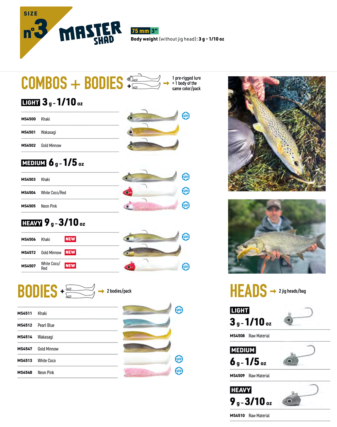 Fiiish Master Shad MS75/3 7.5cm Silikon Balık