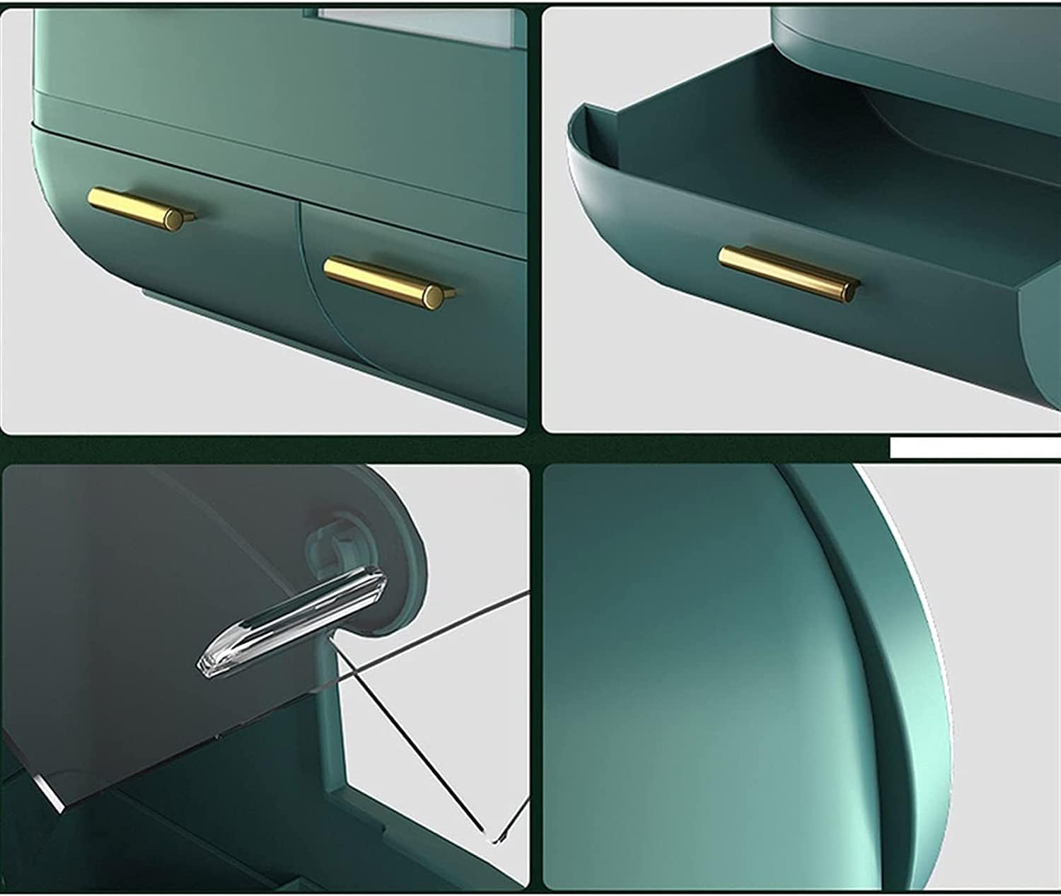 Miyano S50 FAN Makyaj Organizer Seti (Yeşil)