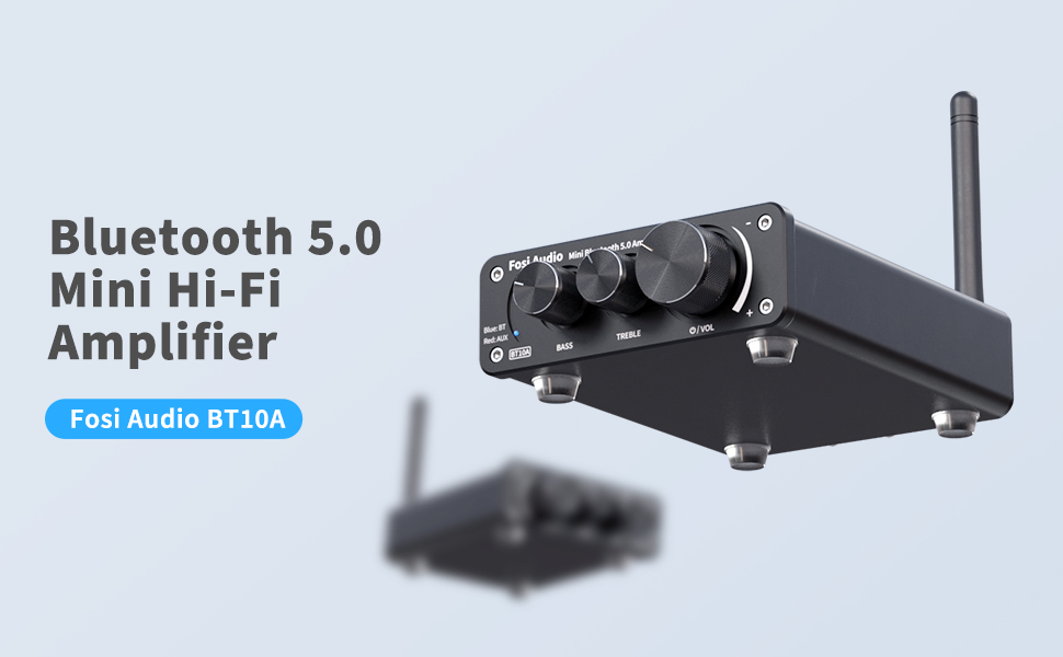 Bluetooth 5.0 Amplifikatör Stereo Ses Alıcı 2 Kanal Sınıfı D Mini Hi-Fi Entegre