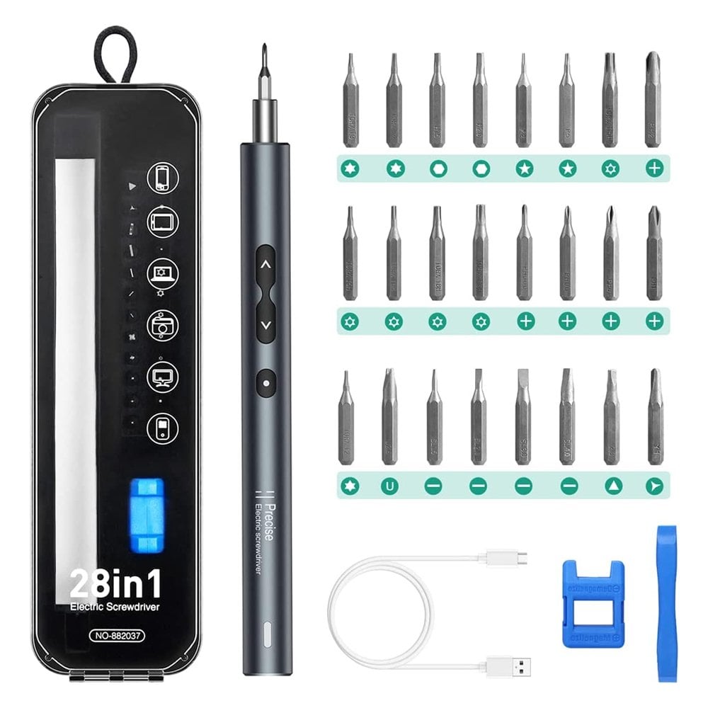 Noyafa NO-882037 28 in 1 Mini Şarjlı Tornavida Seti