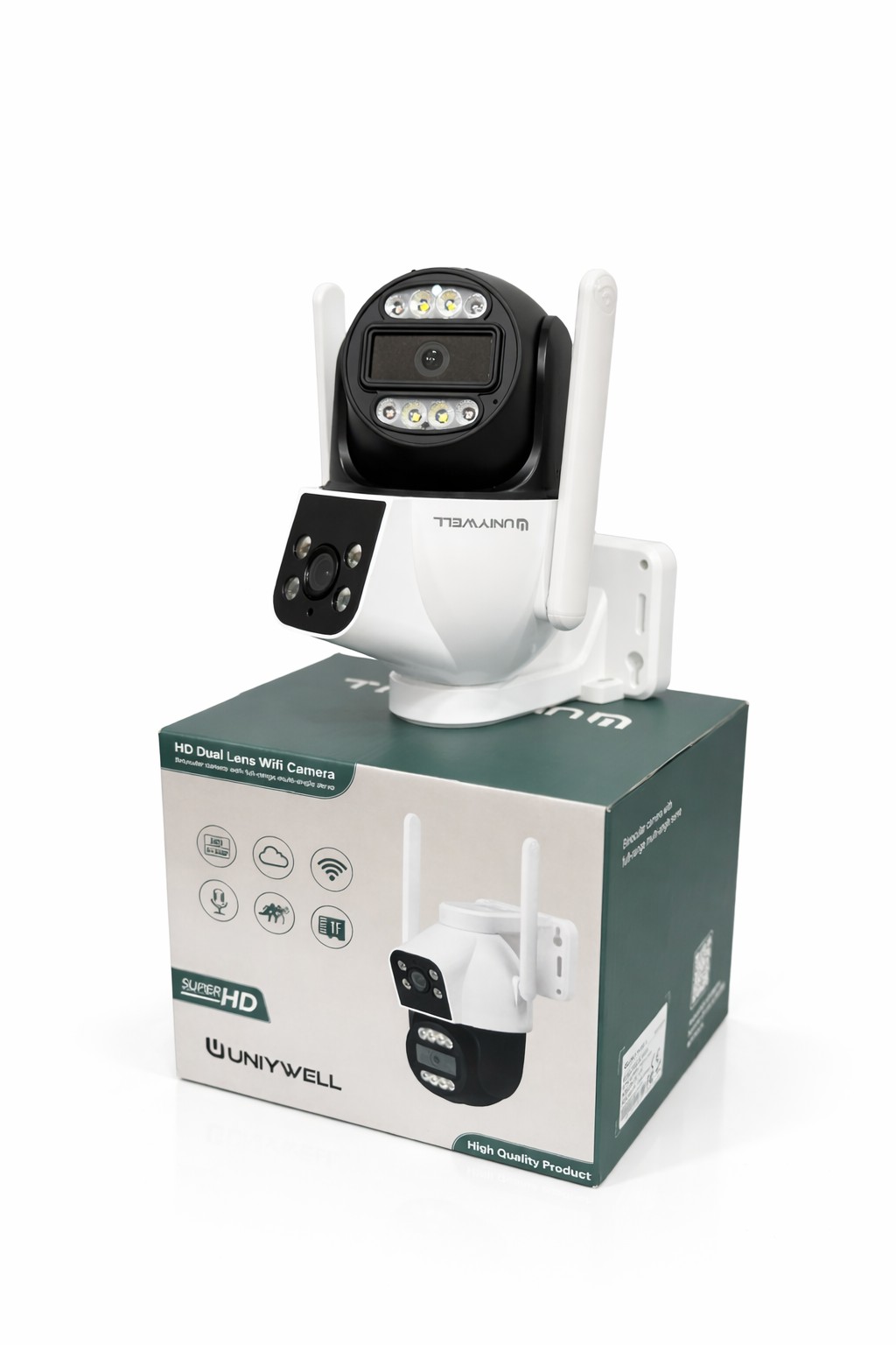 UNIYWEL 2 KAMERALI WİFİ+KABLOLU KAMERA