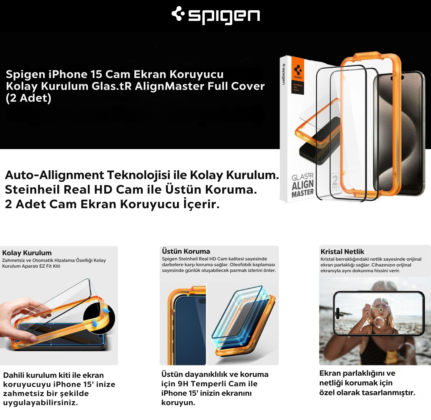 Ekran Koruyucu Bilgileri Başlık