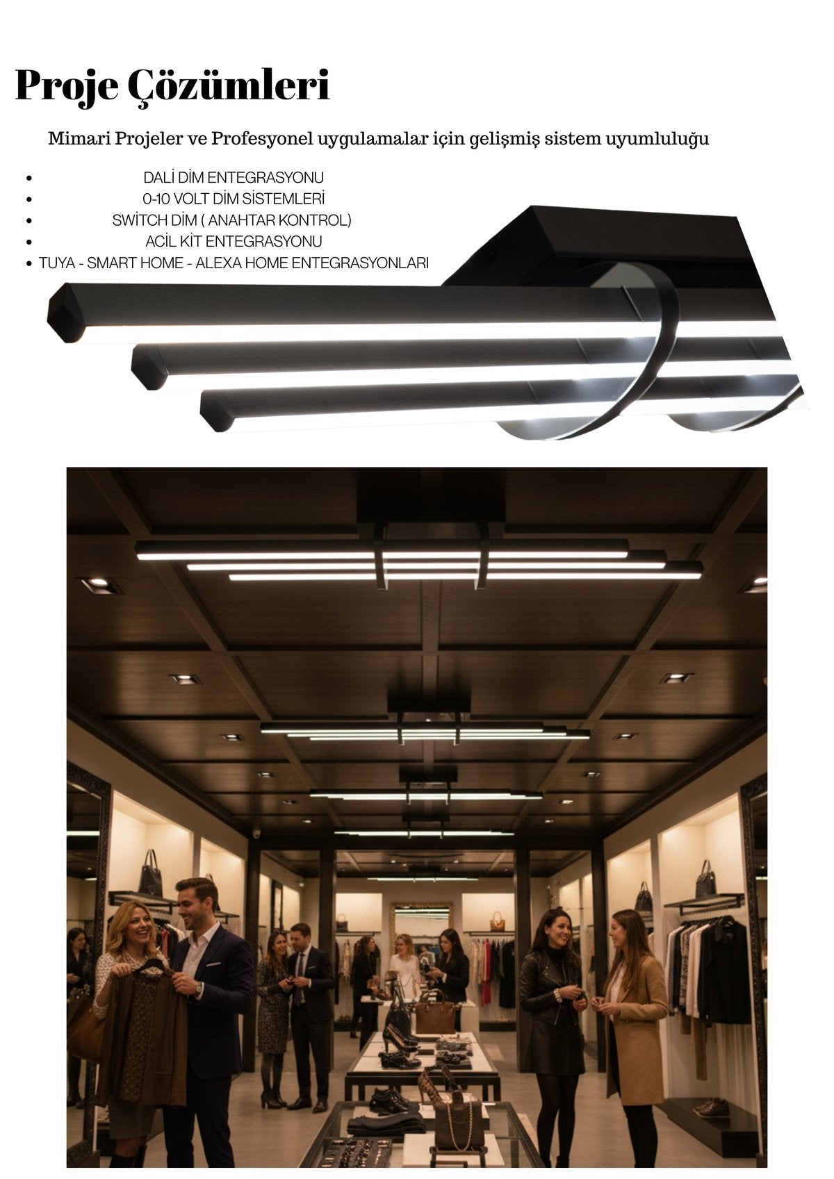 Cosmo Modern LED Tavan Avize (Plafonyer) - Silver