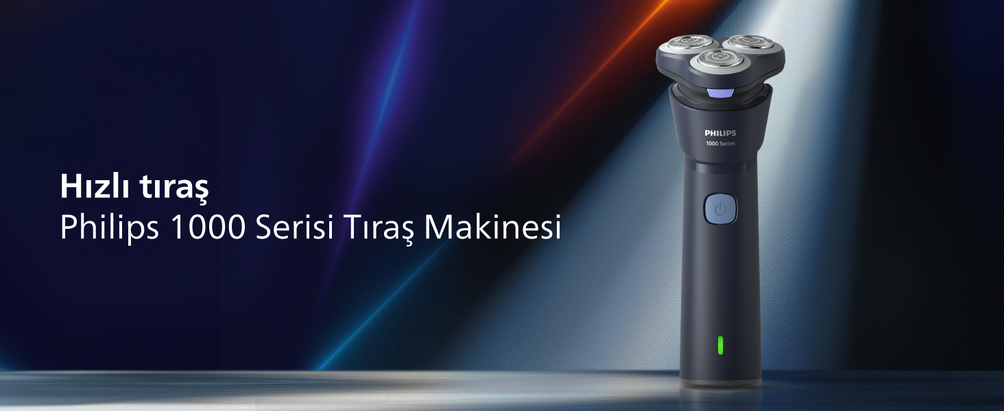 Philips, hızlı tıraş, üç başlıklı tıraş