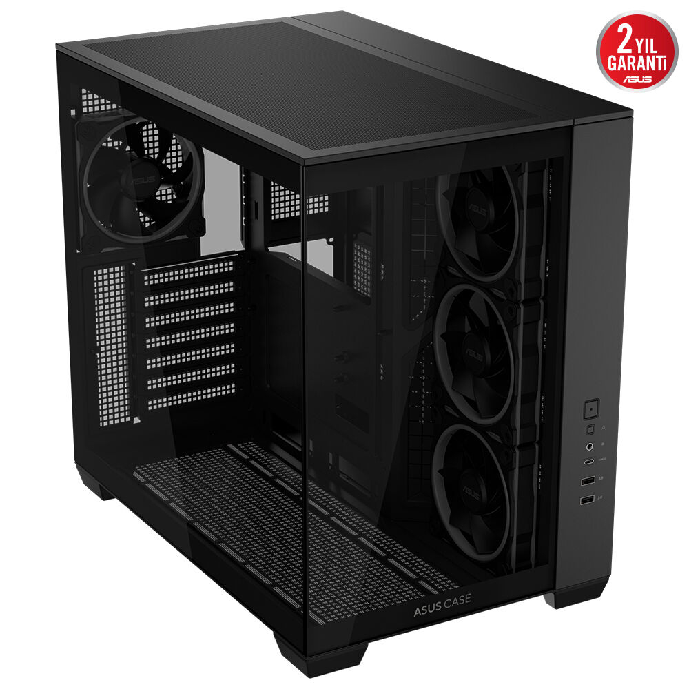ASUS A32 PLUS TG ARGB SIYAH USB 3.2 ATX MID-TOWER GAMING KASA