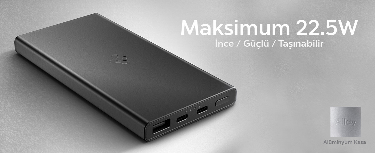 Maksimum 22.5W, Taşıması Kolay, Şarjı Hızlı