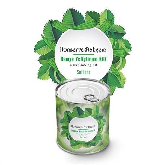ANKAVERSE® Konserve Bahçem Evde Konservede Sultani Bamya Yetiştirme Kiti