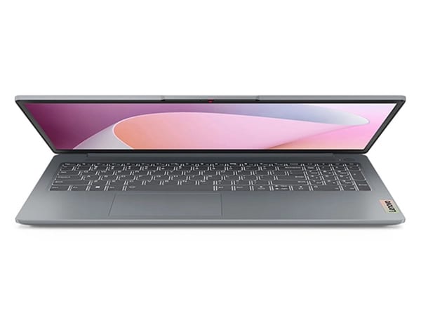 IdeaPad Slim 3 Gen 8 kısmen kapalı, önden