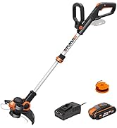 WORX Akülü Kenarlık Kesici, 1 adet 2.0 Ah 20 V, WG163E.2 Elektrikli Fırça Kesici av...