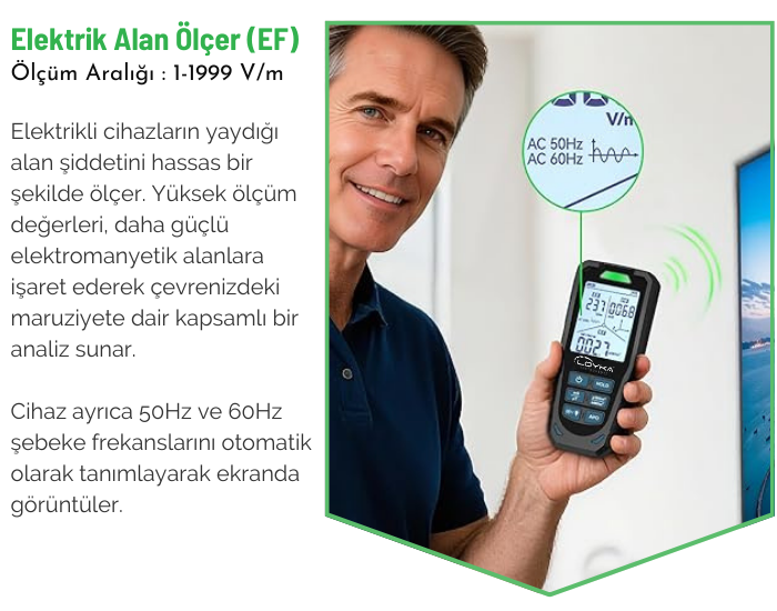 elektrik alan ölçer emf-01