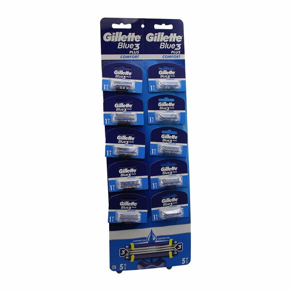 ANKAVERSE® GILLETTE BLUE3 Jilet Kartelalı 10 Parça