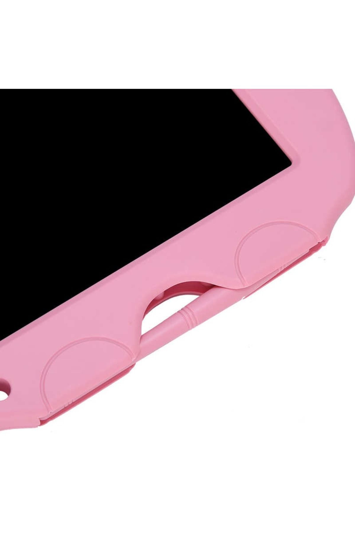 Canderel Tavşan Dijital Çocuk Yazı Tableti Çizim Tahtası Lcd 9 Inc Ekranlı Bilgisayar Pembe