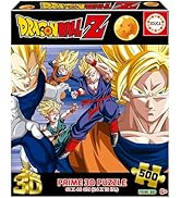 Educa - Yetişkinler için 500 Parça Yapboz | Dragon Ball Prime 3D Prime Lenticular Puzzle. Ölçümler: