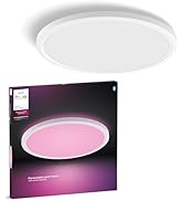 Philips Hue Devote akıllı LED panel, beyaz ve renk ortamı, yuvarlak, çap 43 cm, 23 W, 29...