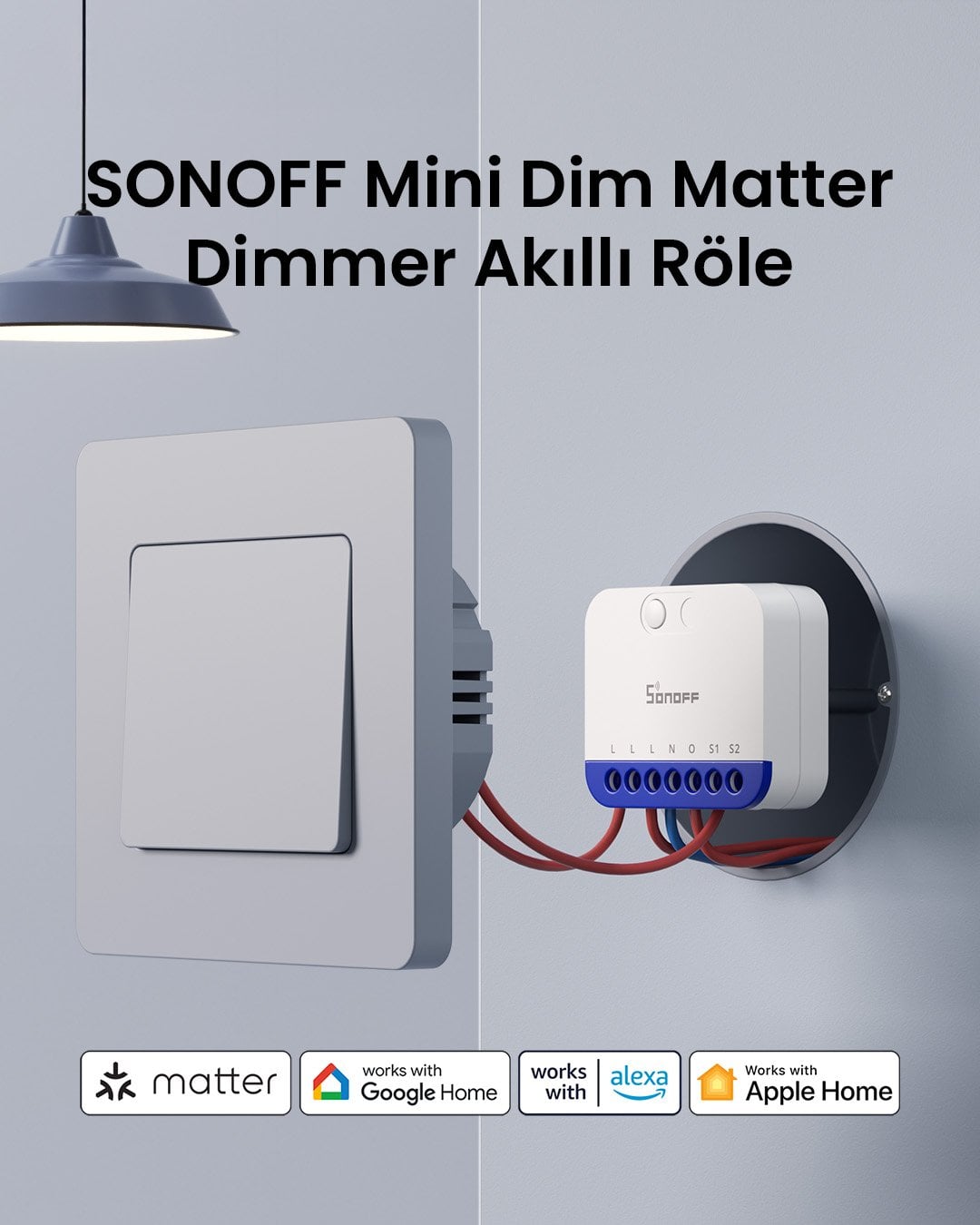 Matter Dimmer Akıllı Röle | Mini-Dim
