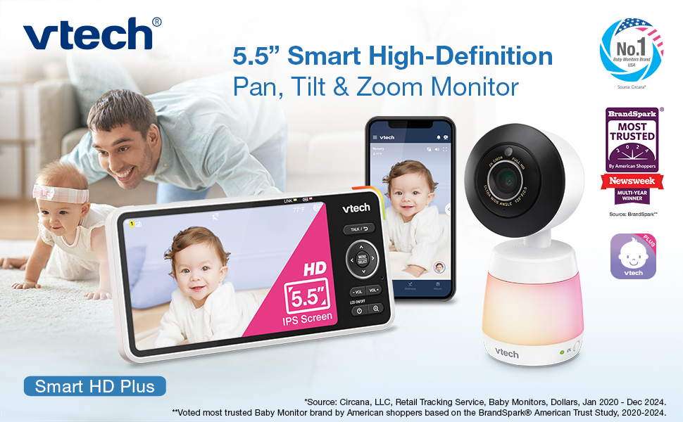 5,5 inç Akıllı Yüksek Çözünürlüklü Pan ve Tilt Monitör