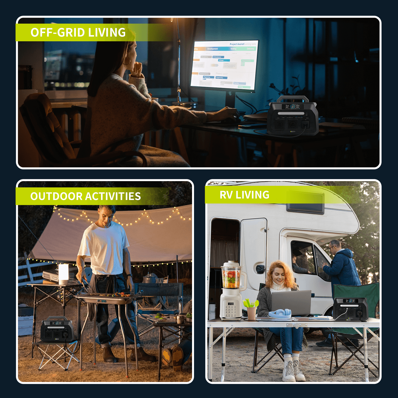 ieetek p800 taşınabilir elektrik santrali güneş jeneratörü kullanım senaryoları