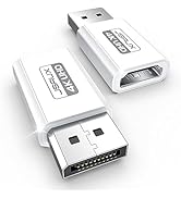 JSAUX 4K DisplayPort to HDMI Adapter 2-Pack, DP PC to HDMI Monitor Converter Video UHD 2K@120Hz,4...