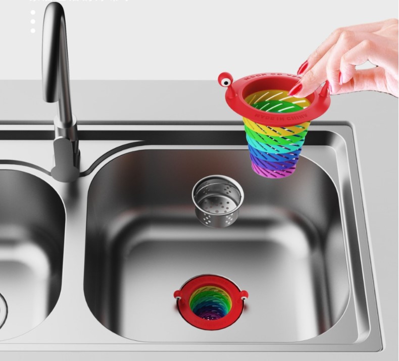 ANKAVERSE® Renkli 6 Kademeli Lavabo Süzgeci - 1