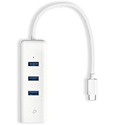 TP-Link UE330C USB 3.0 Tip-C 3 Portlu Gigabit Ethernet Ağ Adaptörü RJ45 LAN Ultr...