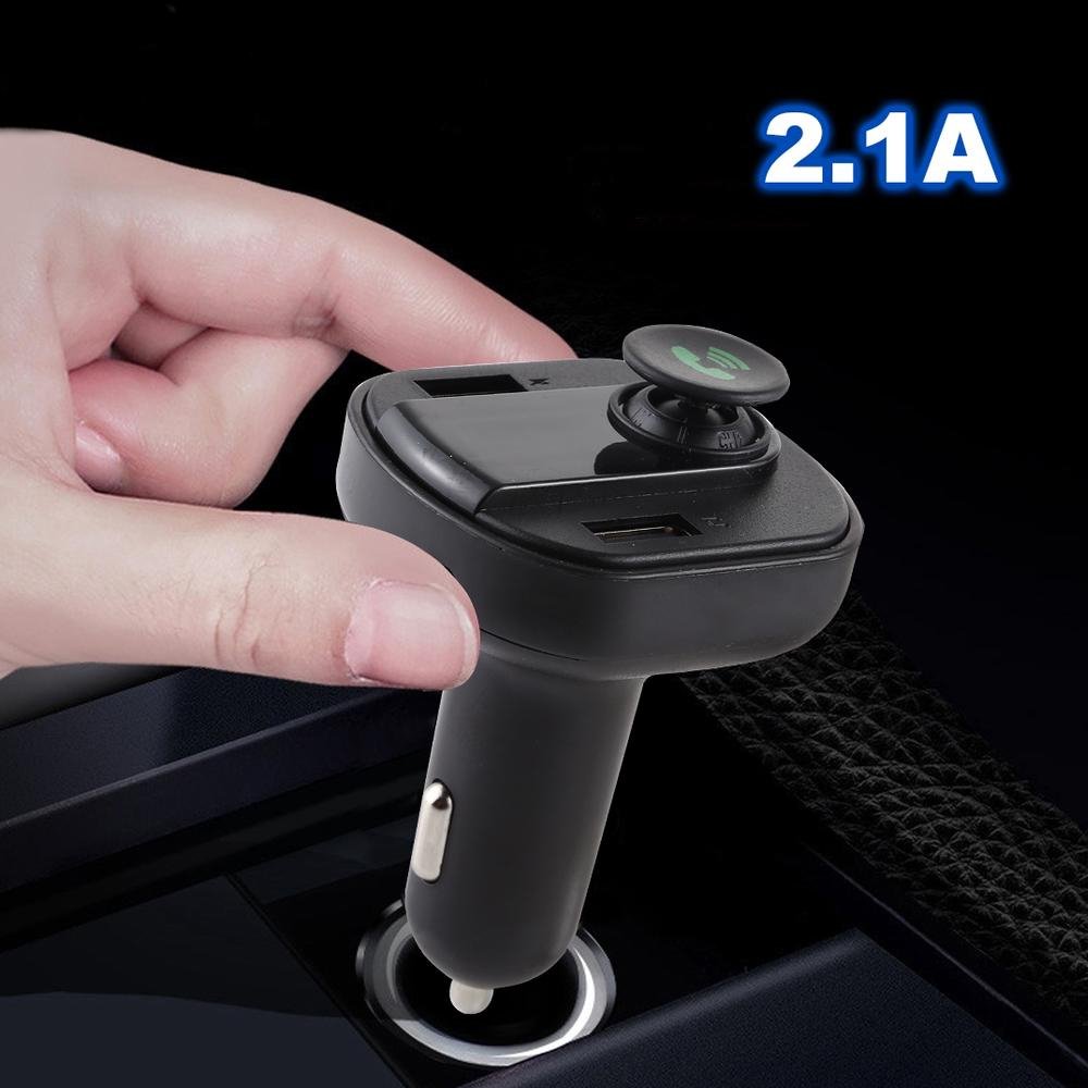 Magicvoice T10 Led Ekran USB-TF-Bluetooth Destekli 2.1 Amper Fm Transmitter