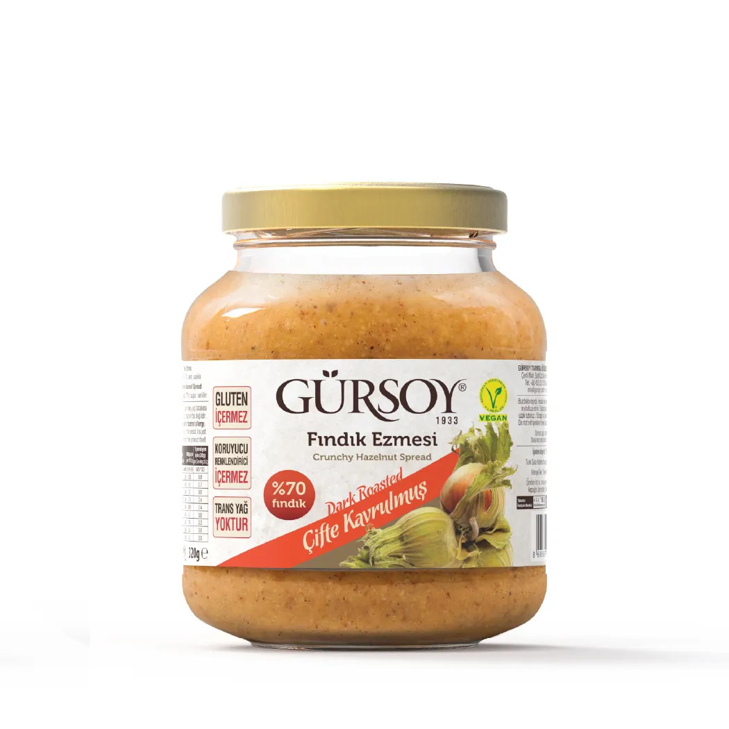 Gürsoy Çifte Kavrulmuş Fındık Ezmesi 2'li Set