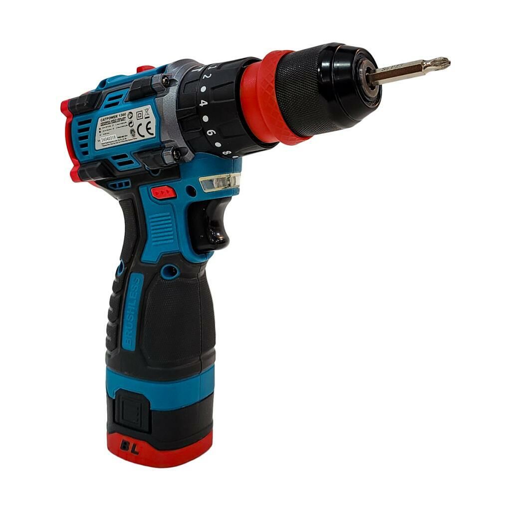 CATPOWER 1360 Akülü Vidalama Kömürsüz Çıkartılabilir Mandren 10V 2.0Ah