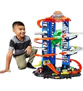 Hot Wheels garajı, Hot Wheels park garajı, 2 oyuncak araba, çok katlı araba yarış pisti, ...