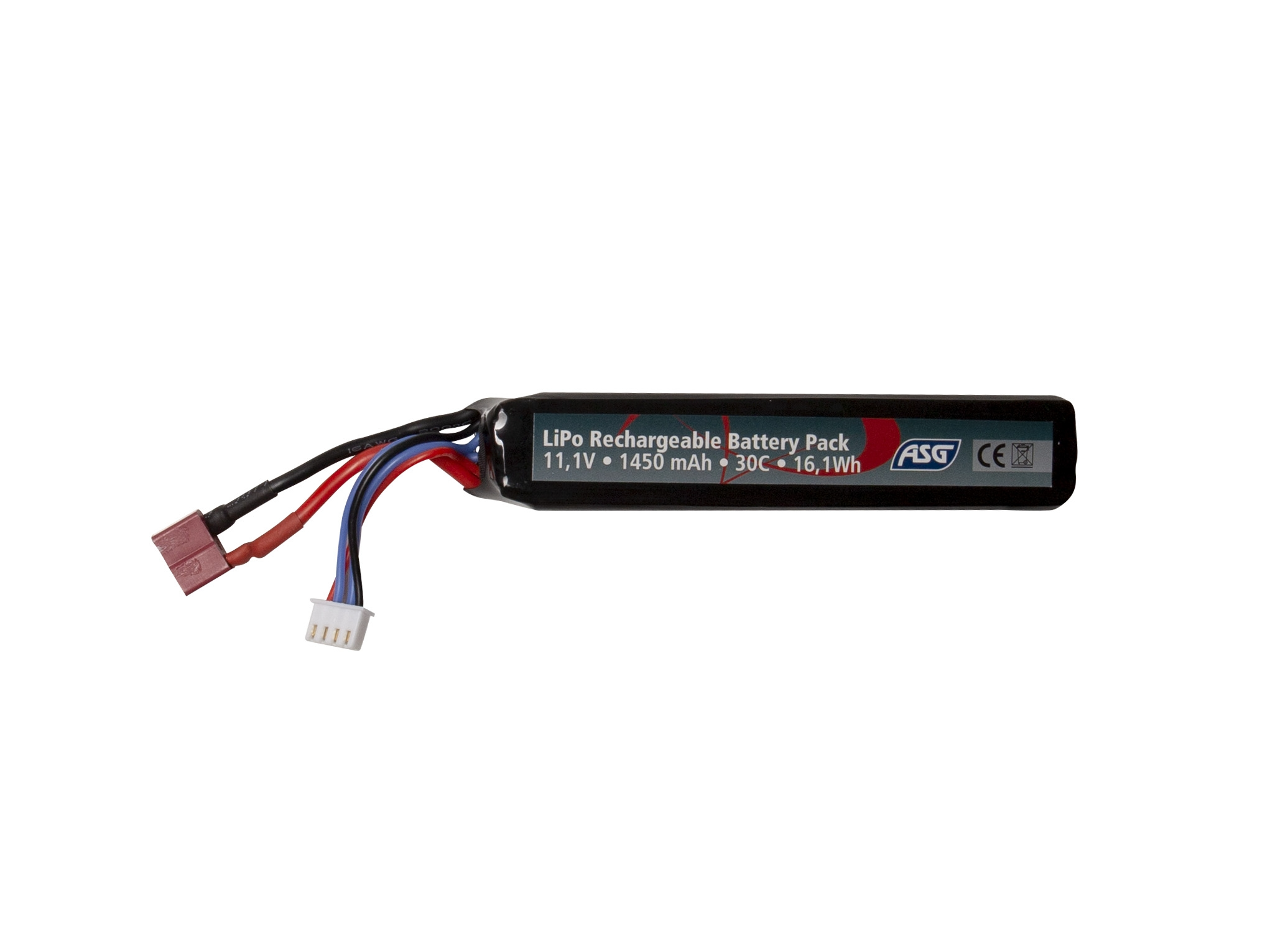 ASG 11.1V 1450mAh LiPo Pil