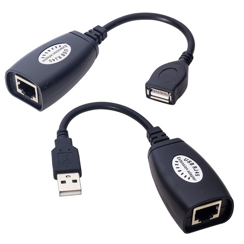 Powermaster USB 50 Mt. RJ45 Extender Uzatma Kablo