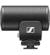 Sennheiser Professional MKE 200 Yönlü Kamera Doğrudan Mikrofonu, 3,5 mm -TRS ve TRRS-Ansc...