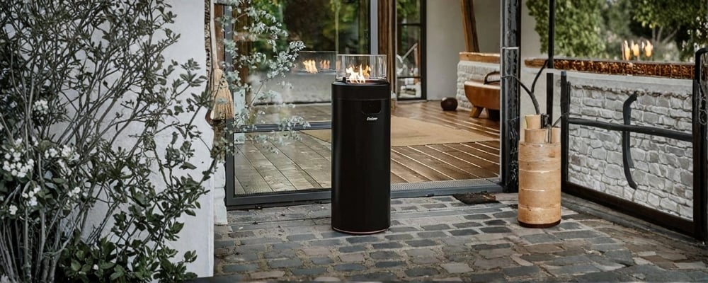 Enders Nova LED Gazlı Ateş Çukuru Siyah