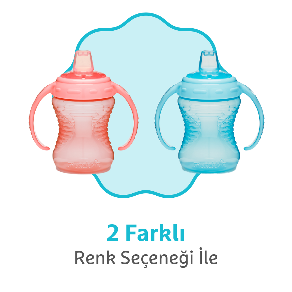 Munchkin Might Grip Alıştırma Bardağı, 237ML,6AY+1 Adet ,mavi görsel
