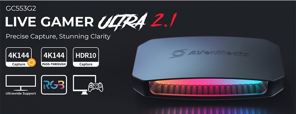 Avermedia Gamer Ultra 2.1 Gc553g2 Capture Card H1